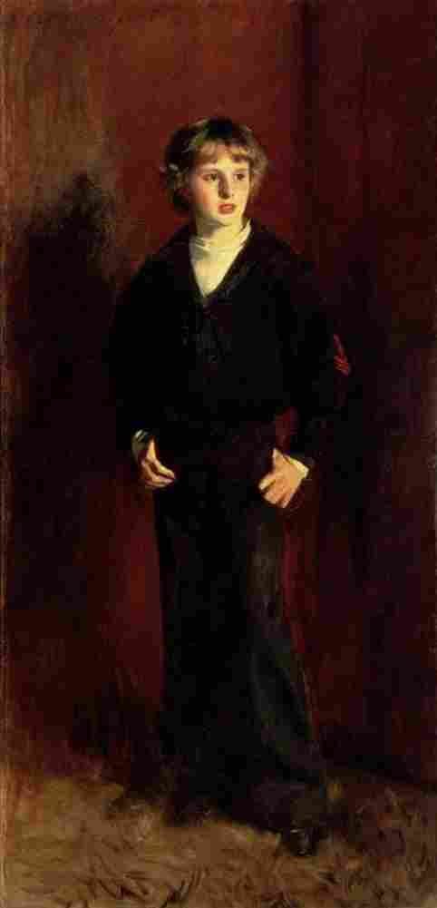 sargent The Late Major EC Harrison as a Boy Art A4 Photo Print