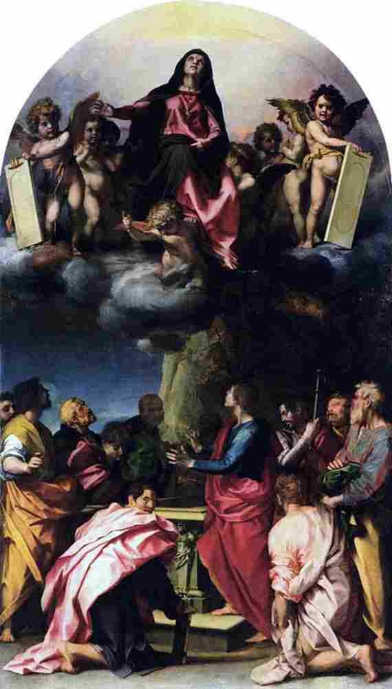 sarto Assumption of the Virgin two Art A4 Photo Print