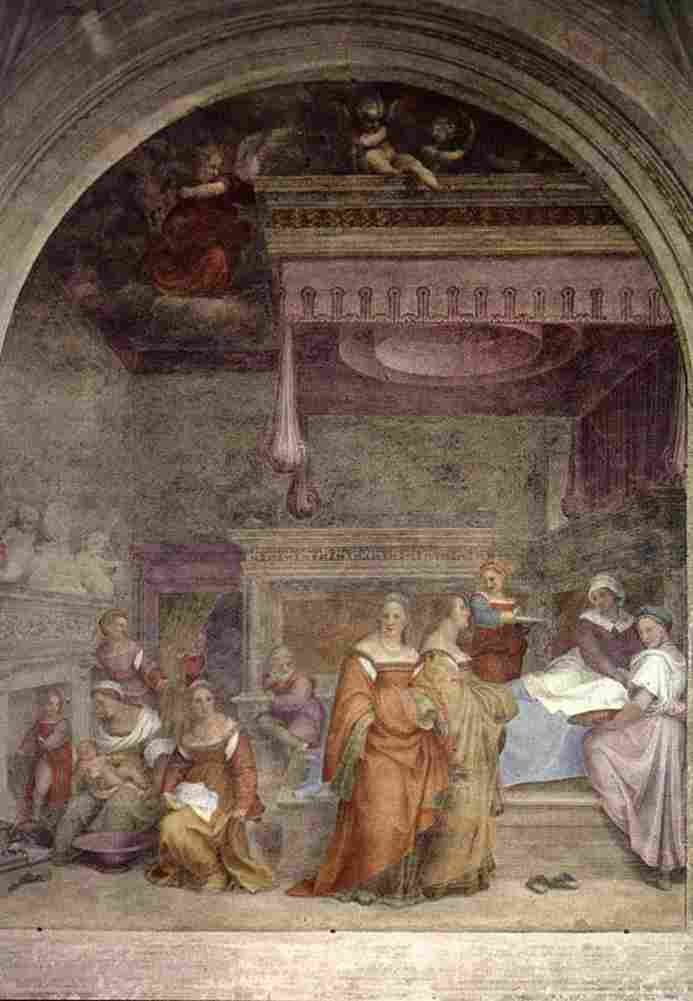sarto Birth of the Virgin Art A4 Photo Print