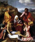 sarto Pieta with Saints Art A4 Photo Print