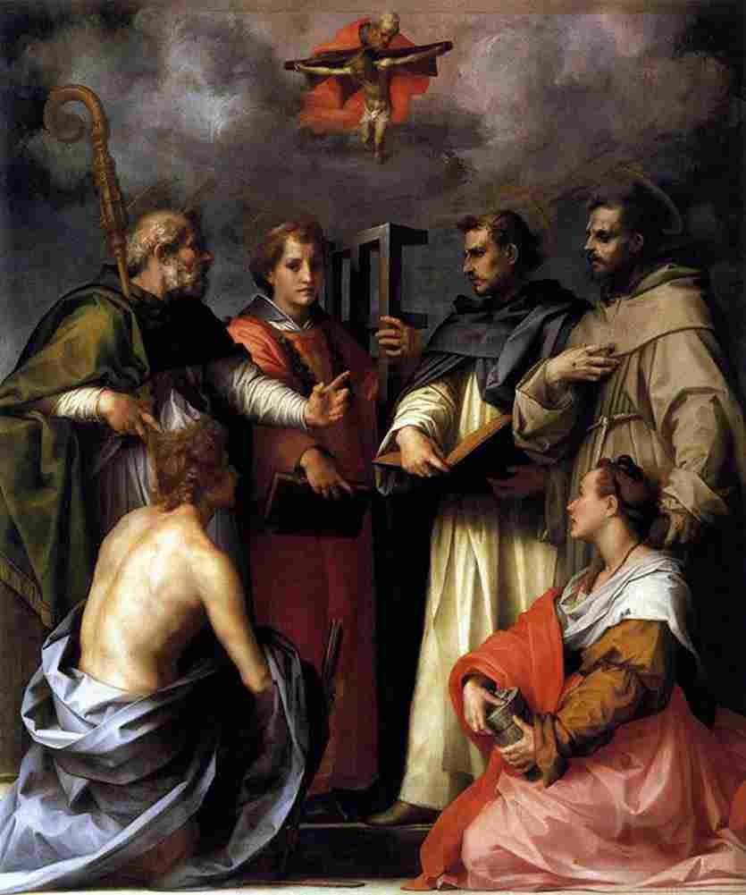 sarto disputation on the trinity Art A4 Photo Print