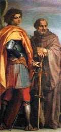sarto sts Michael and John Gualbert Art A4 Photo Print
