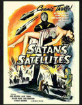 satans satellites sci fi movie poster 1958 Advert A4 Photo Print