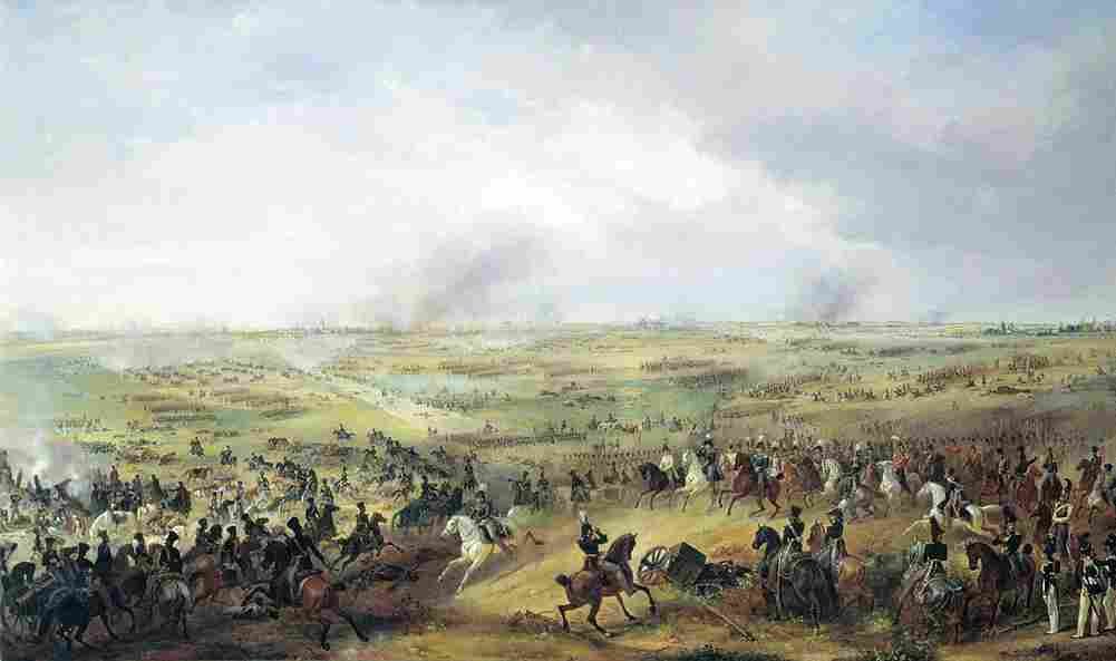 sauerweid battle of leipzig Art A4 Photo Print