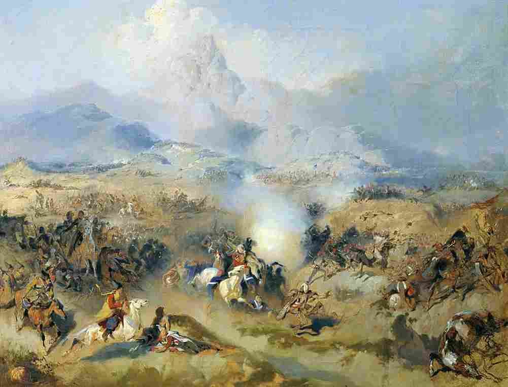 sauerweid nickolay cavalry attack Art A4 Photo Print