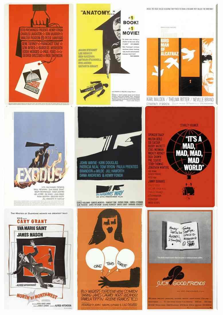 saul bass posters A4 Photo Print