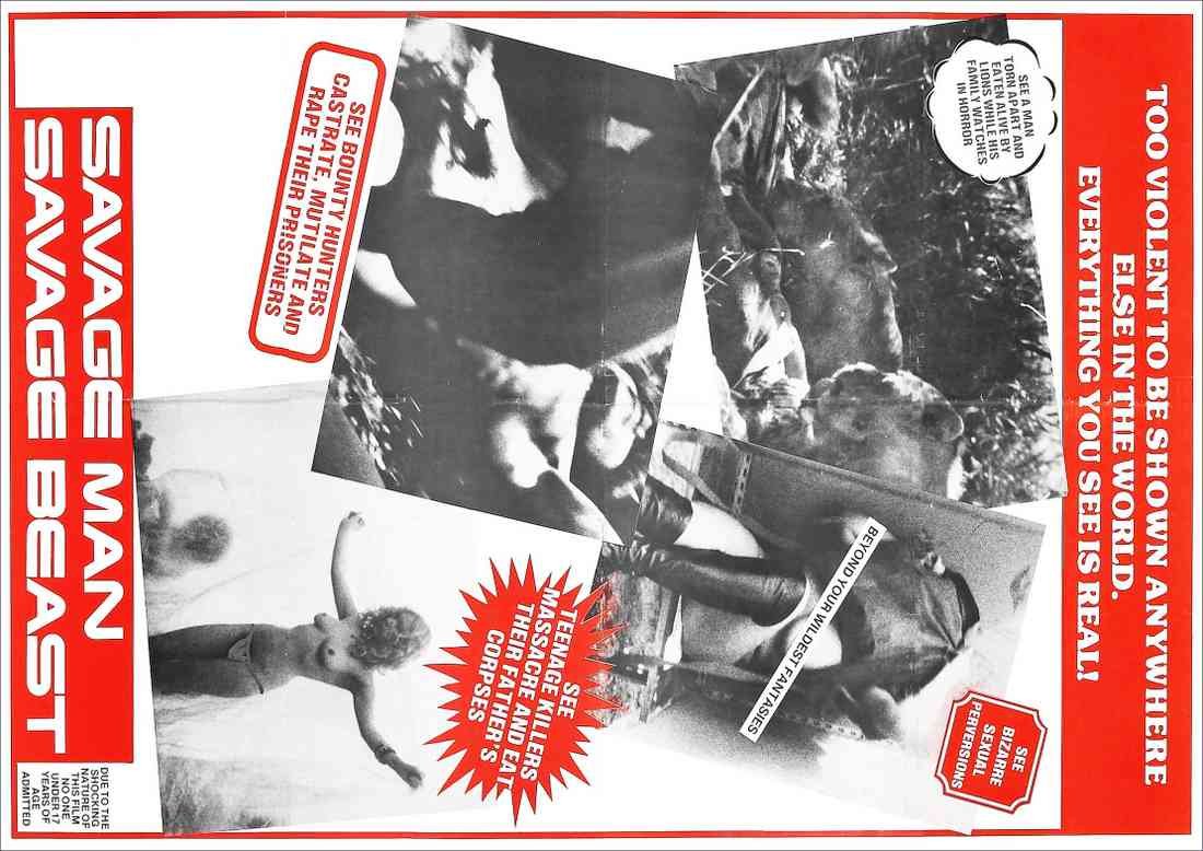 savage man savage beast poster 01 A4 Photo Print
