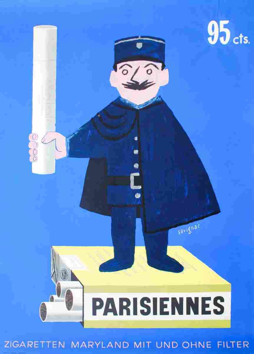savignac parisiennes 1951 4 Advert A4 Photo Print