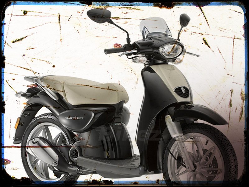 scarabeo 50 4t4v Aprilia A4 Photo Print Motorbike Vintage Aged