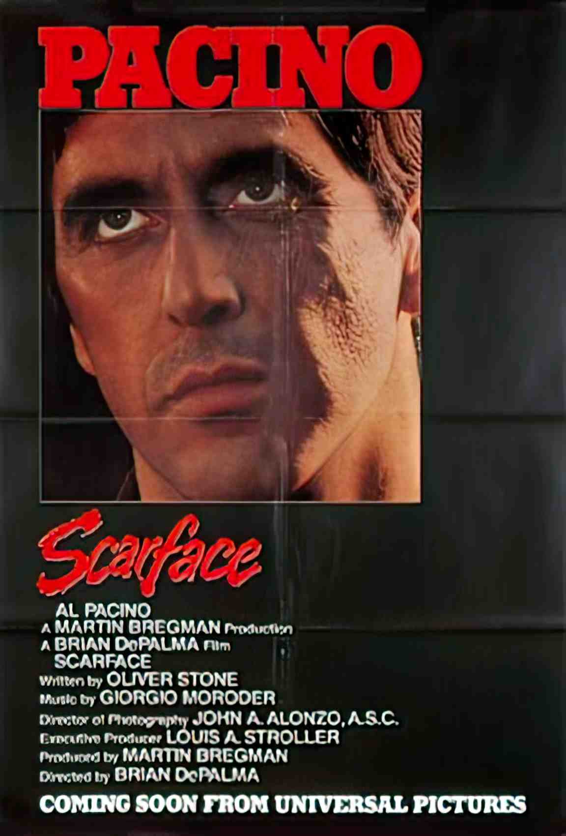 scarface us 1sh adv Advert A4 Photo Print