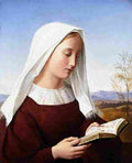 schadow a girl reading Art A4 Photo Print