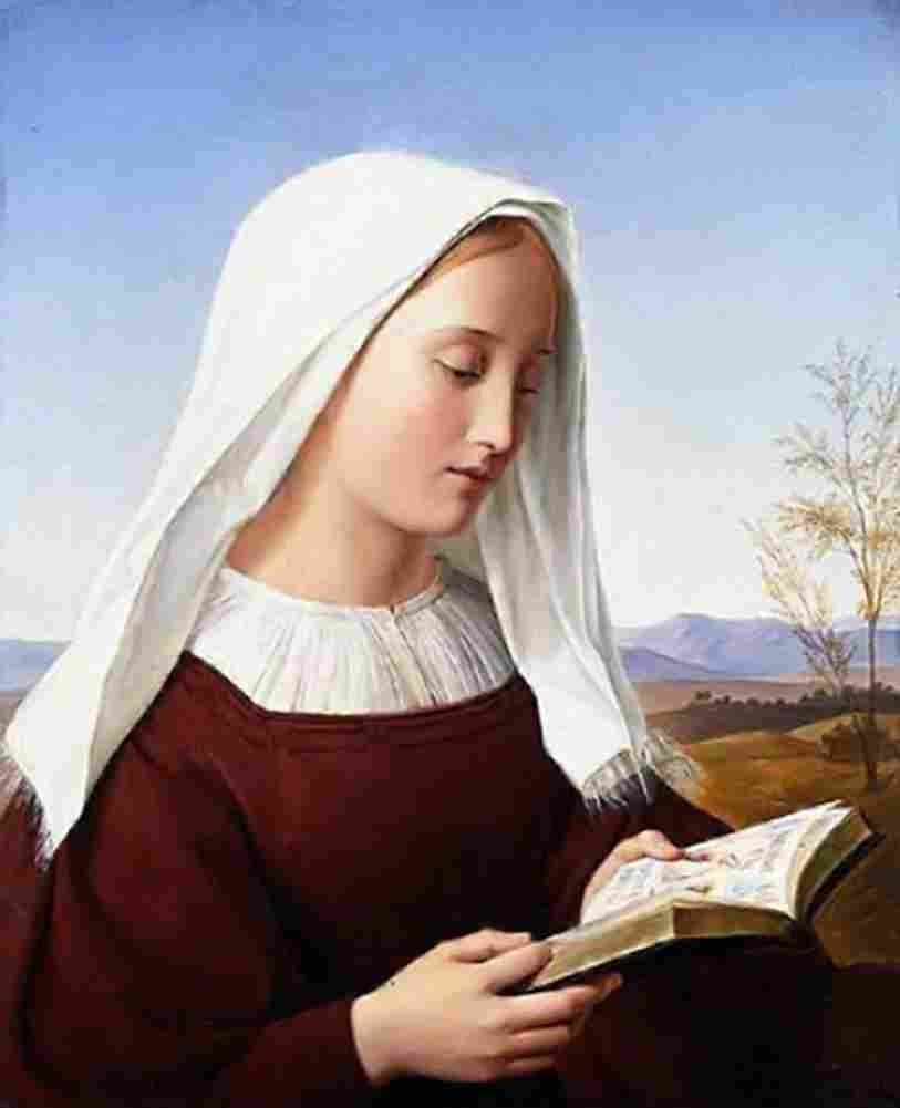 schadow a girl reading Art A4 Photo Print