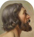 schadow head of christ Art A4 Photo Print