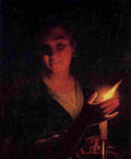 schal A Candle Art A4 Photo Print