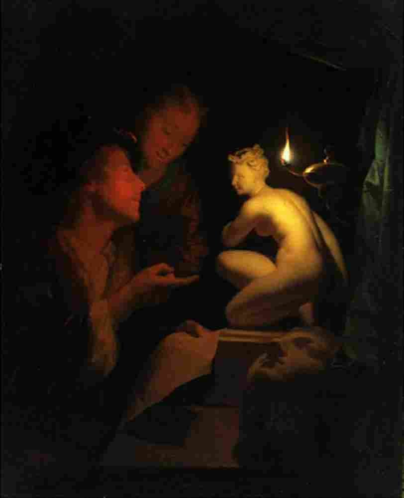 schal Art by Candlelight Art A4 Photo Print