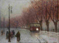 schik Banks with Tram Art A4 Photo Print