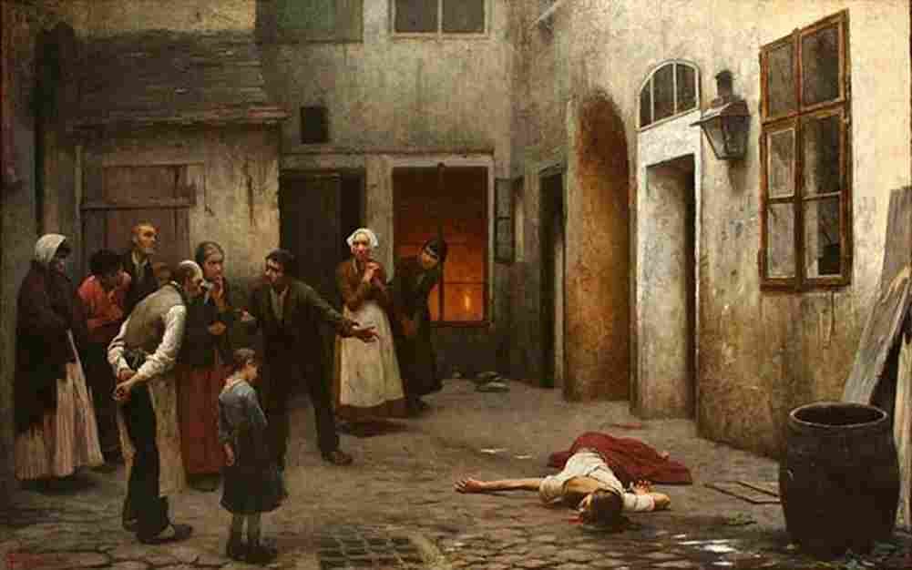 schik Murder in the House main Art A4 Photo Print