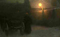 schik Twilight in Winter Art A4 Photo Print