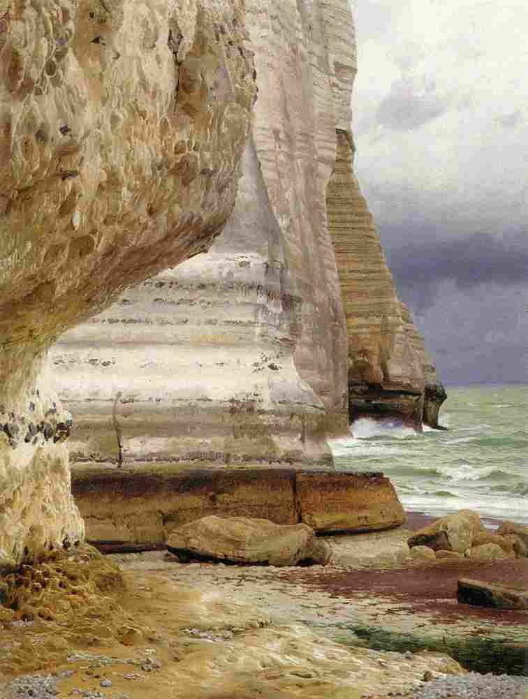 schirmer cliffs in etretat Art A4 Photo Print