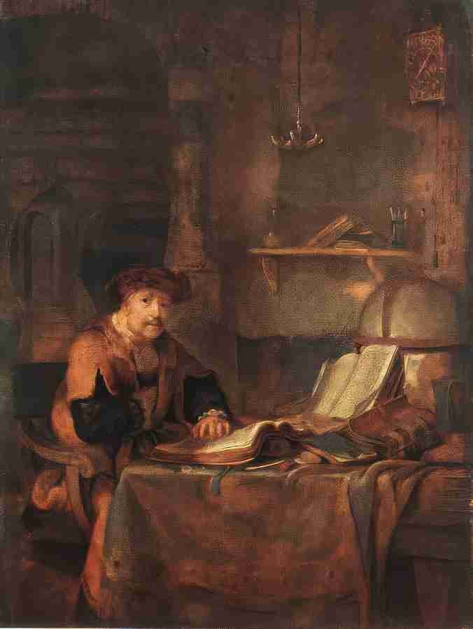 scholar Art A4 Photo Print