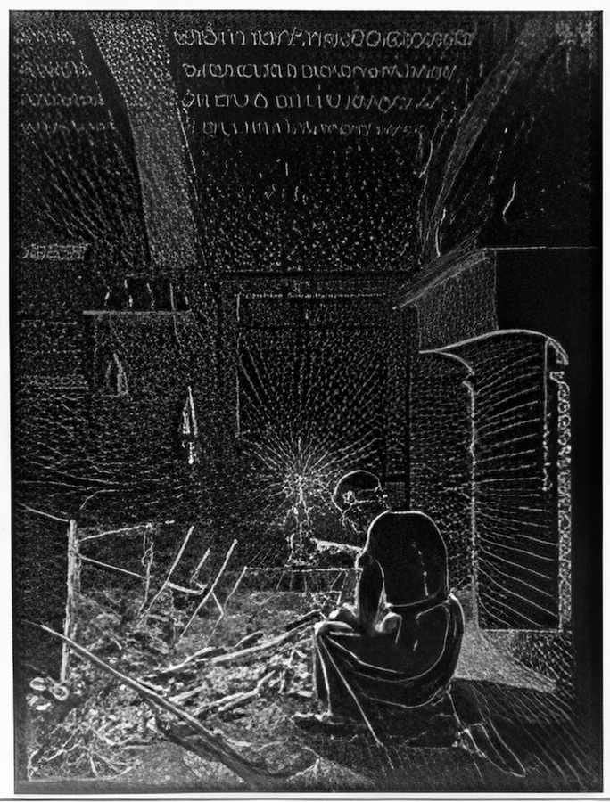 scholastica bad dream mc escher 1931 A4 Photo Print