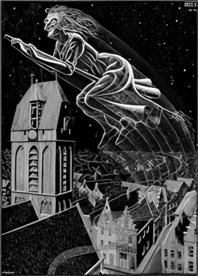 scholastica illustration mc escher 1931 A4 Photo Print