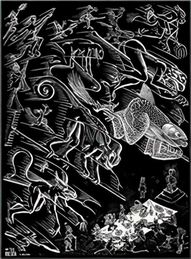 scholastica illustration mc escher 1932 A4 Photo Print