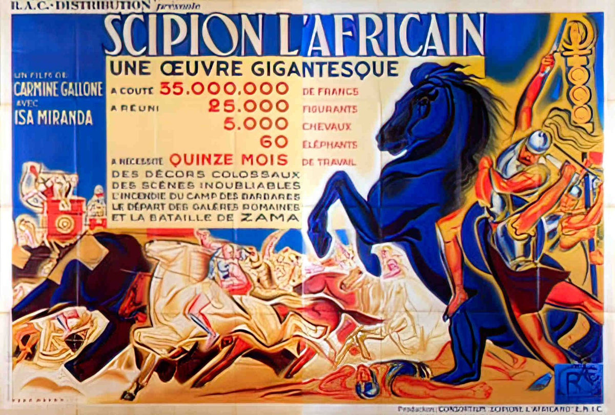 scipion l africain 2P Advert A4 Photo Print