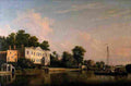 scott samuel A View of Alexander Pope s Villa Art A4 Photo Print