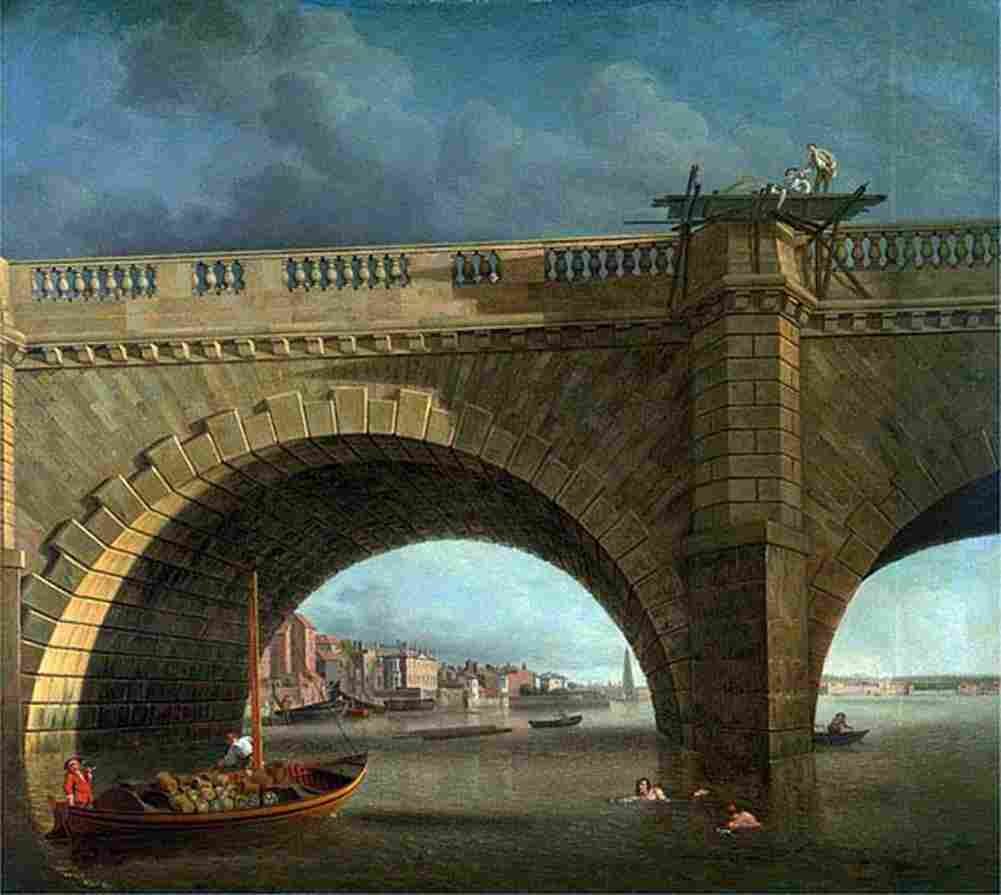 scott samuel Arches of Westminster Bridge Art A4 Photo Print