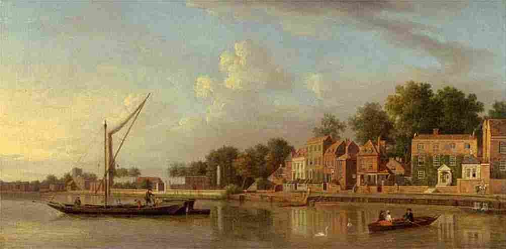 scott samuel The Thames at Twickenham Art A4 Photo Print