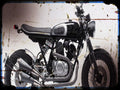scrambler Italjet A4 Photo Print Motorbike Vintage Aged