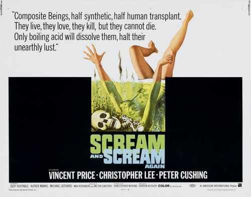 scream and scream again  02 film star poster A4 Photo Print