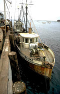 seame trawler maine Vintage A4 Photo Print