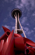 seattle space needle 1980s 1990s A4 Photo Print