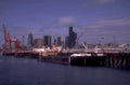 seattle waterfront cranes 1 1980s 1990s A4 Photo Print