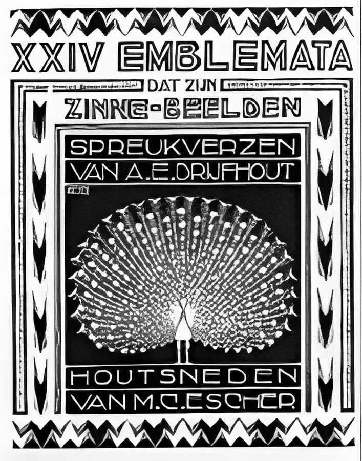 second title page mc escher 1931 A4 Photo Print