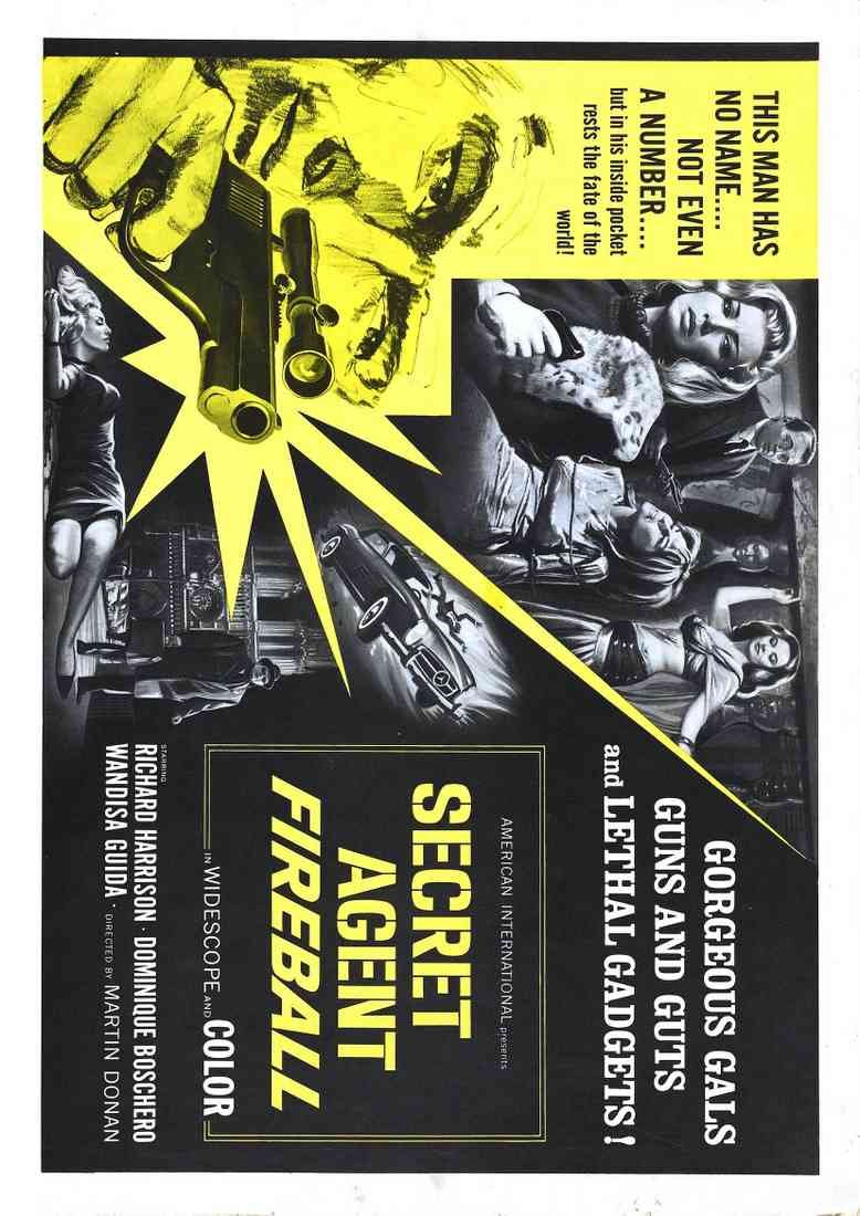 secret agent fireball poster 02 A4 Photo Print