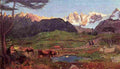 segant Alpine Triptych Will Art A4 Photo Print