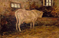 segant Cow in the Barn Art A4 Photo Print