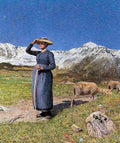 segant Midday in the Alps Art A4 Photo Print
