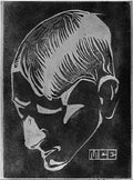 self portrait mc escher 1917 A4 Photo Print