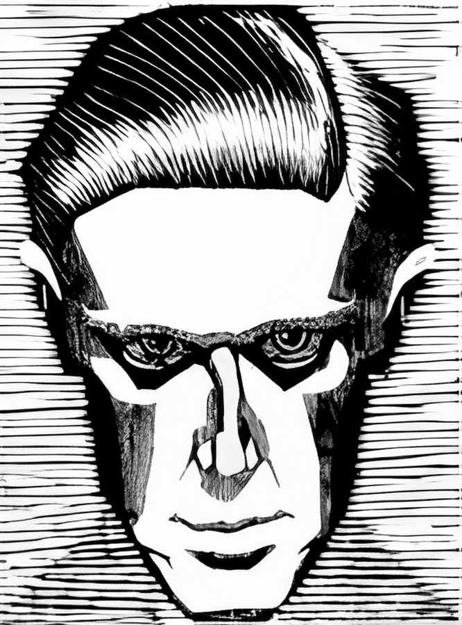 self portrait mc escher 1919 A4 Photo Print