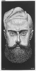 self portrait mc escher 1923 A4 Photo Print