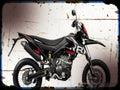 senda drd 125 sm 1 A4 Photo Print Motorbike Vintage Aged