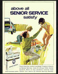 senior service cigarettes 1960s Advert A4 Photo Print