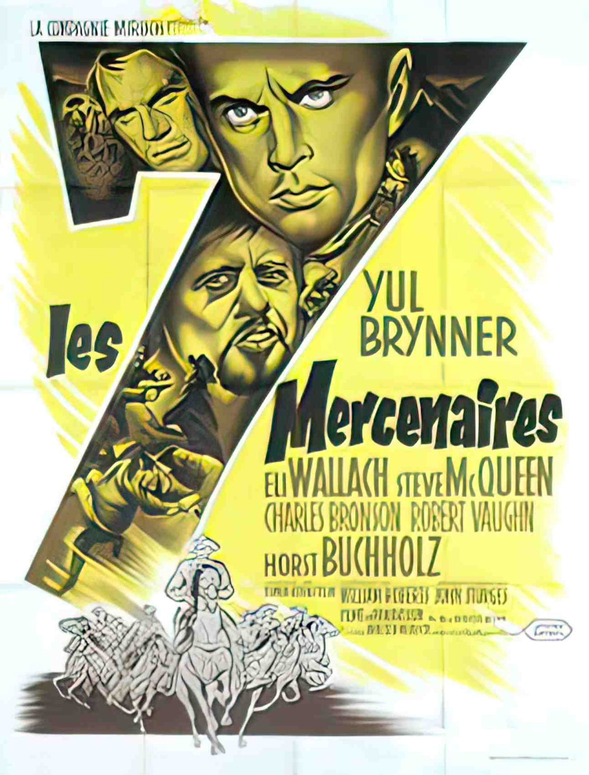 sept mercenaires les Advert A4 Photo Print