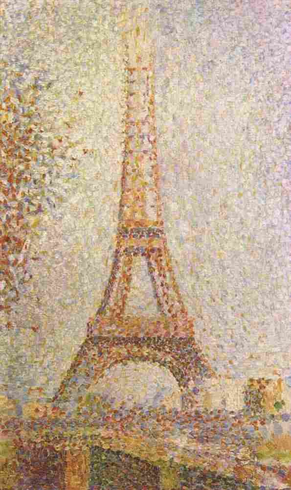 seu Eiffel Tower Art A4 Photo Print