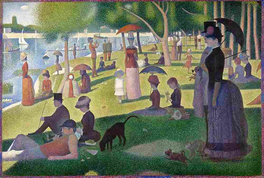 seu La Grande Jatte Art A4 Photo Print