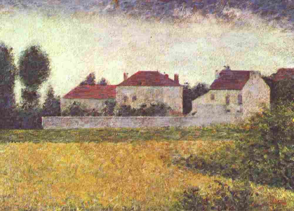 seu Ville d Avray the White Houses Art A4 Photo Print